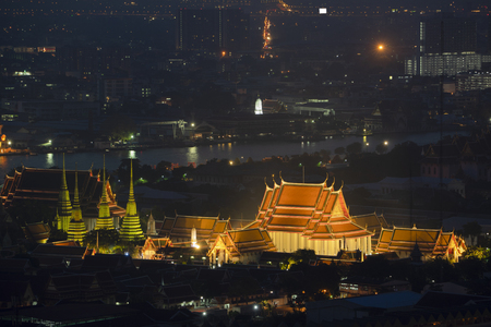 Wat Pho Temple or Wat Phra Chetuphon in Bangkok, Thailand.の写真素材