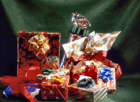 Christmas packages ready for delivery.