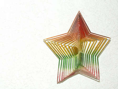 Star against Stuccoの写真素材