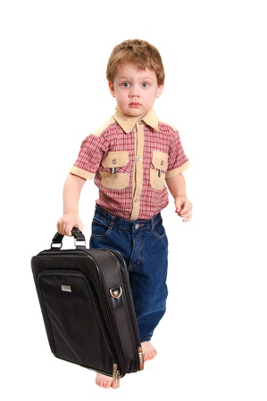 The little boy with a case
の写真素材