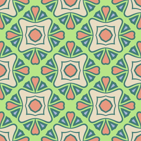 Abstract Vector Seamless Pistachio Color Pattern for Background. Seamless pattern for your design, invitation card, meditation, astrology, fabric and other wrapped projects is in swatches panel.のイラスト素材