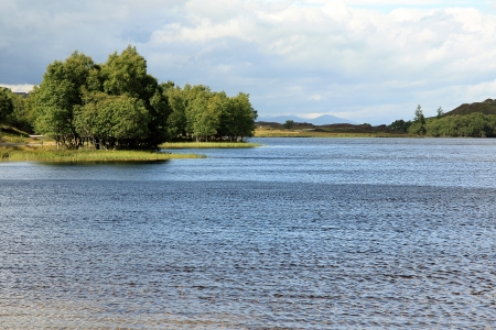 Loch in Scotlandの写真素材