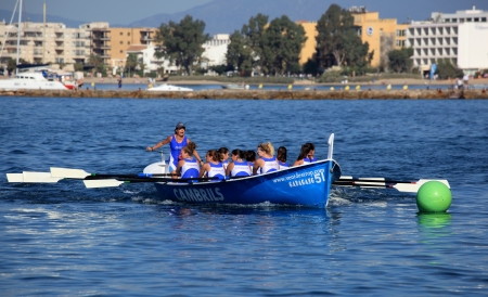 fishing boats raceのeditorial素材