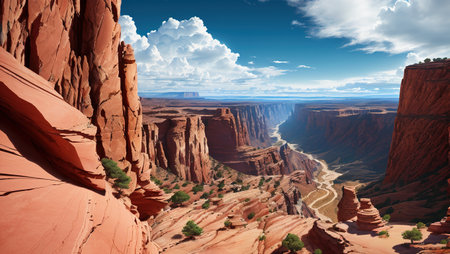 Arches National Park in Utah, United States. Famous tourist attraction.の素材