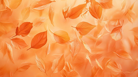 orange autumn leaves flowing wallpaper with soft movement, warm and nostalgic --ar 16:9 --v 6.1 Job ID: b717e076-8190-45ba-a05e-daf5a13a0b33の素材