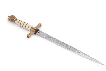 German at WWII. 
Dirk of a navy officer (Kriegsmarine). Model of 1938. Germany
                の写真素材