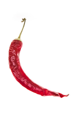 red paprika isolated on white background.の写真素材
