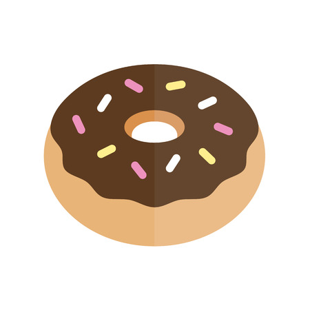 Donut graphic illustration flat vector icon designのイラスト素材