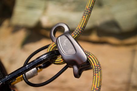 Climb safelyの写真素材