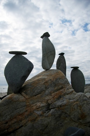 Stones in balanceの写真素材