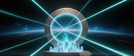 space portal to a parallel worldの素材