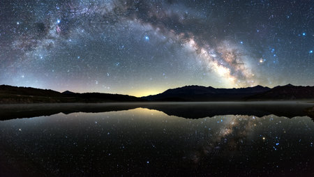 northern lights in the nightの素材