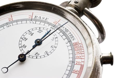 Macro Photo of a Stopwatch Faceの写真素材