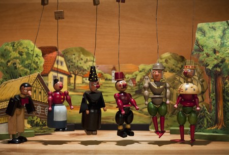 Old wood marionettes Old wood marionettes