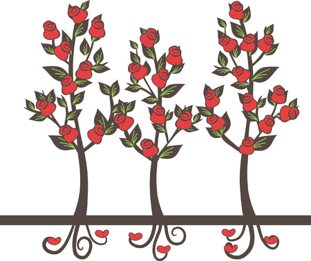  Rose love tees. Valentine`s design.のイラスト素材