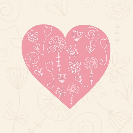 Heart card.のイラスト素材