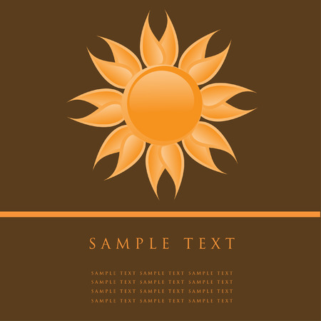 Sun symbol.のイラスト素材