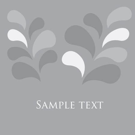 Floral cardのイラスト素材