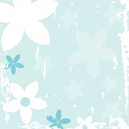 Floral background with abstract flowersのイラスト素材