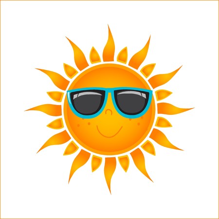 Sun iconのイラスト素材