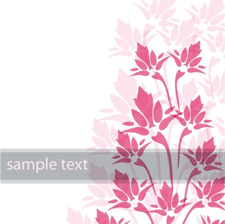 Vintage Floral backgroundのイラスト素材