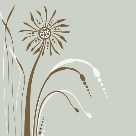 Vintage Floral backgroundのイラスト素材