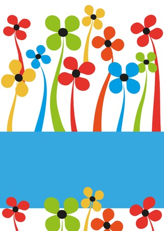 Retro cardのイラスト素材