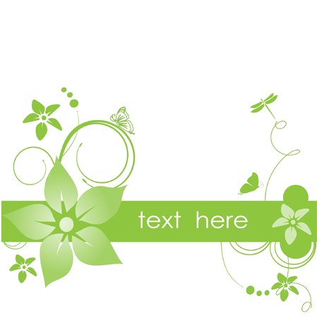 Vintage floral backgroundのイラスト素材