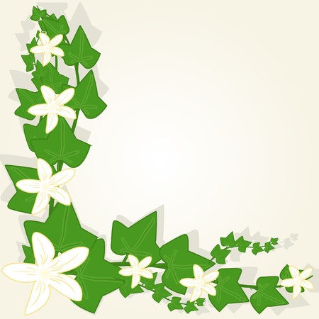 Green leaves background のイラスト素材