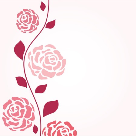 Rose branch のイラスト素材