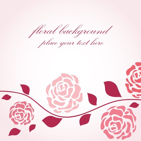 Rose branch のイラスト素材