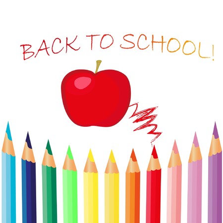 Back to school   background のイラスト素材