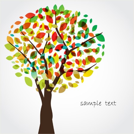 Abstract tree.のイラスト素材