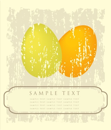 Retro easter card.の写真素材