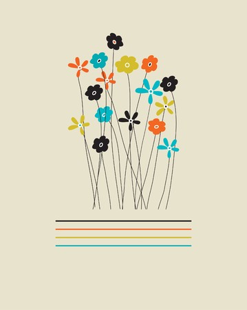 abstract floral background の写真素材