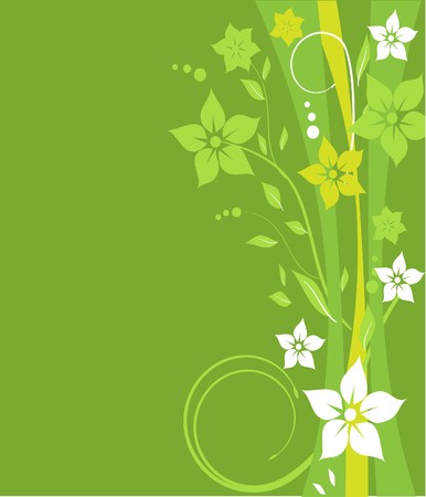 Floral cardの写真素材