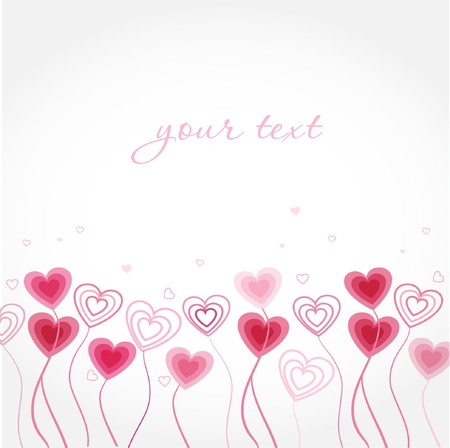 Heart card の写真素材