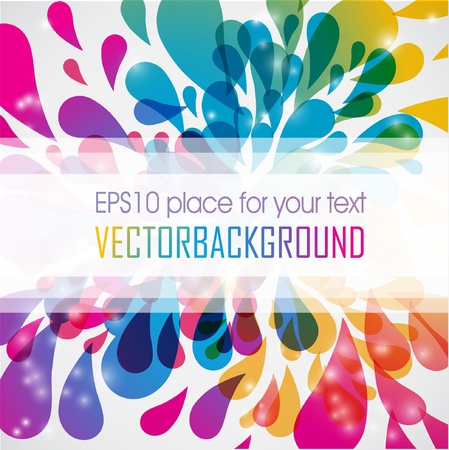 Abstract colored rainbow backgroundのイラスト素材