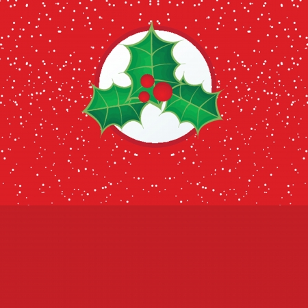 Christmas card with holiday elements のイラスト素材