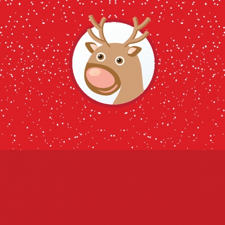 Christmas card with holiday elements のイラスト素材
