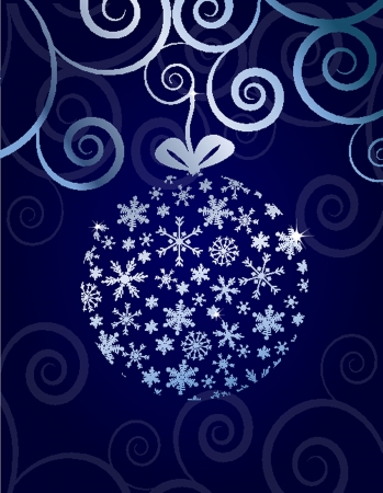 Christmas card with holiday elements のイラスト素材