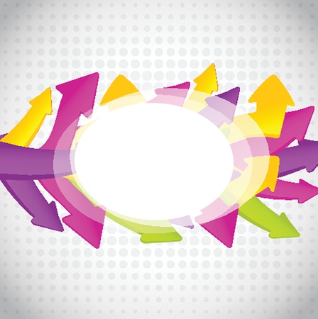 Vintage arrows set for your design のイラスト素材