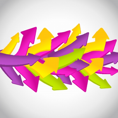 Vintage arrows  Vector set for your design のイラスト素材