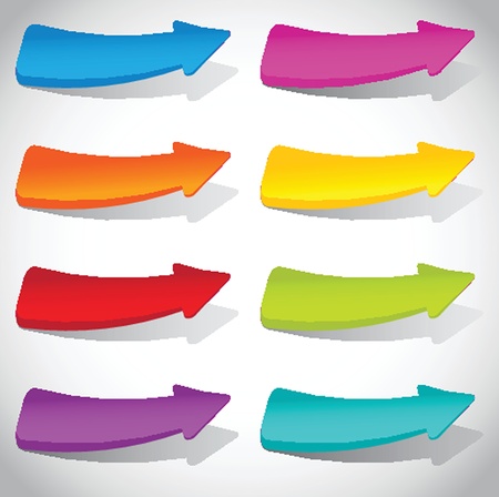 Vintage arrows  Vector set for your design のイラスト素材