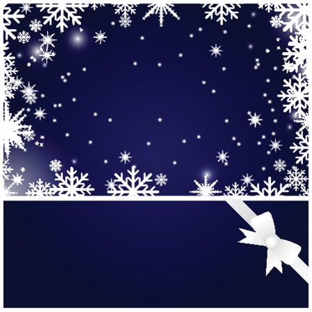 Christmas snowflakes background のイラスト素材