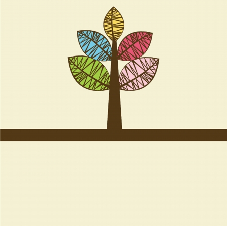 Illustration of beautiful spring backgroundのイラスト素材