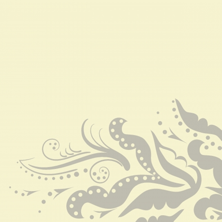 Bright greetings card with flowers and buttonsのイラスト素材