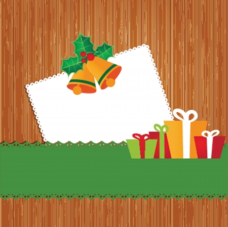 Set Christmas card with holiday elements のイラスト素材
