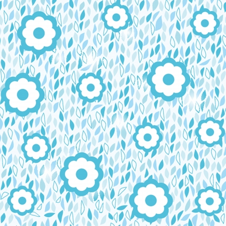 Cute seamless floral pattern backgroundのイラスト素材