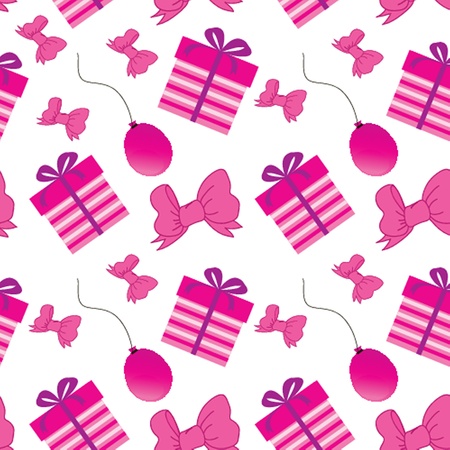 Cute vector  bakery background with small cupcakeの写真素材